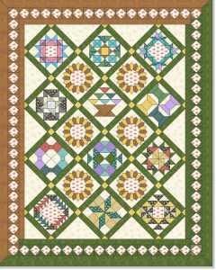 LauraS Little Bom Quilt  March 2016  Quilt